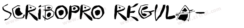 ScriboPro Regula字体转换 ScriboPro Regula字体转换